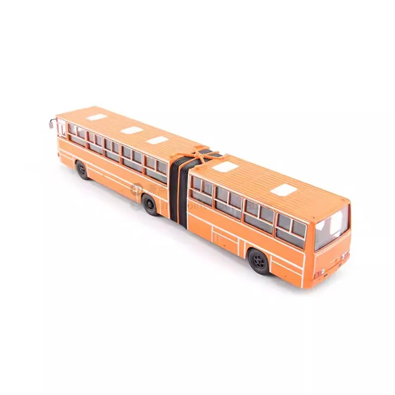 Diecast 1: 43 Scale 1971 Ikarus-280 Articulated Mid Engine City Bus Alloy Simulation Car Model Toy Collection Display Gift