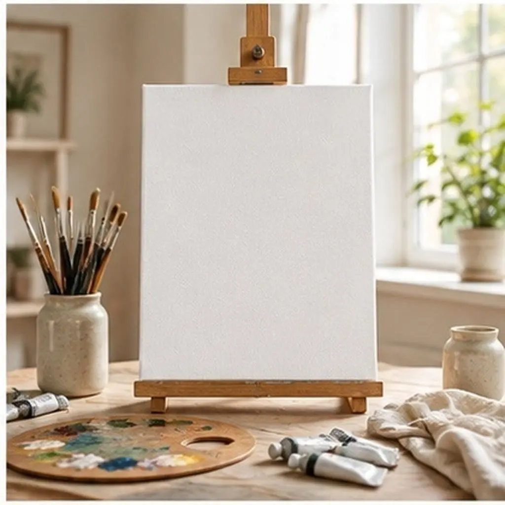 18x24cm Cotton Artist Stretched Canvas Panels High Tension Strength Flexible Surface Ideal for Oil Painting Acrylics Gouache
