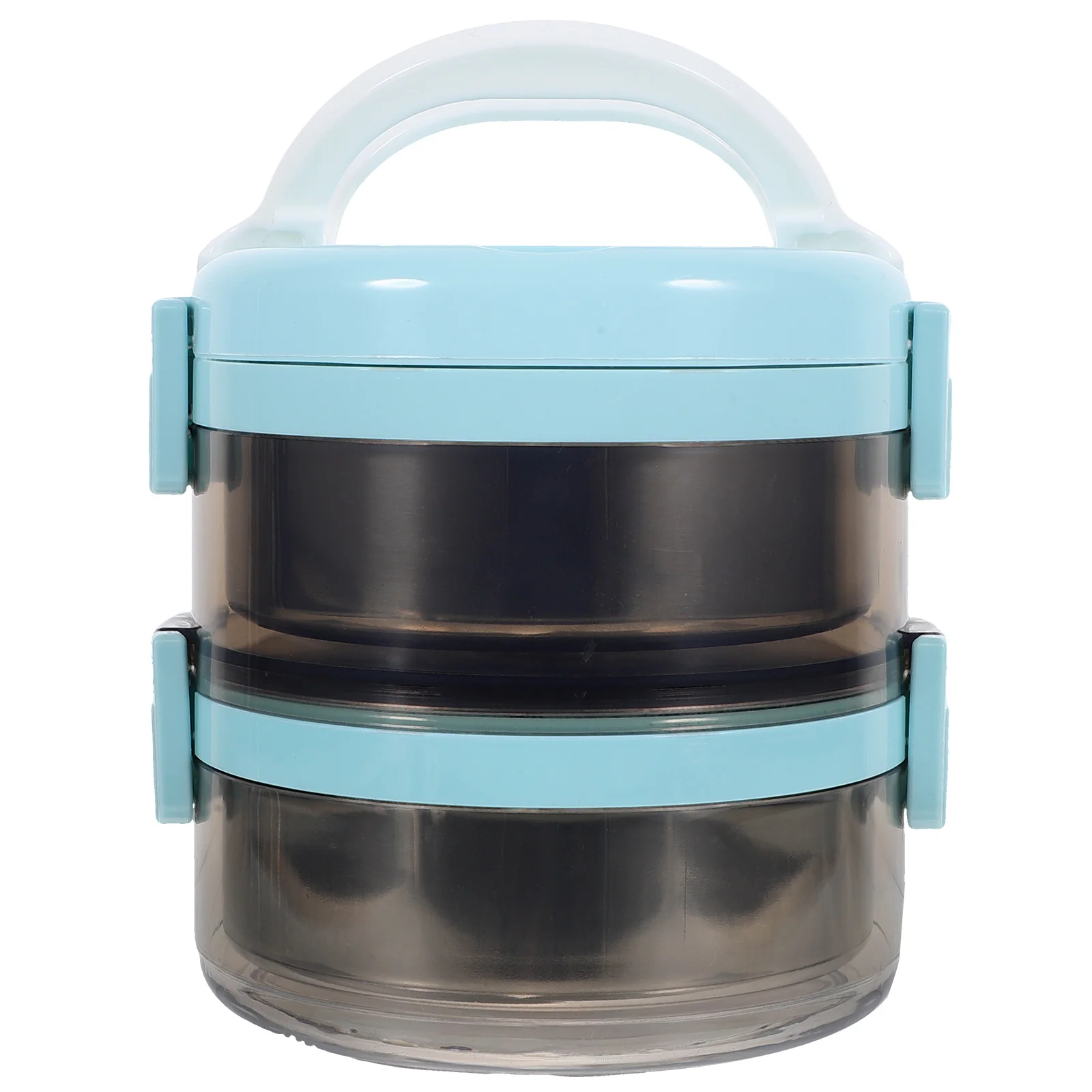 

Stainless Steel Insulated Lunch Box 2 Layers 1 5L Portable Bento Sealed Carrier Leak Proof Thermal Box for Students Office