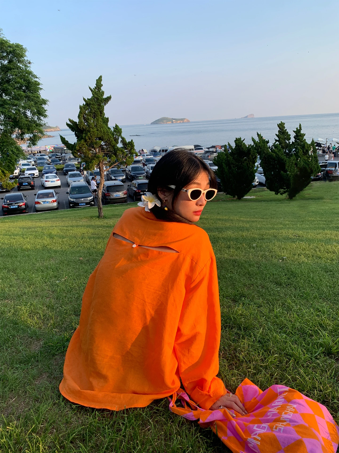 Donna lunga Sve Lino misto cotone irt Bal Design Inizio autunno Nuovo Sle Confortevole e traspirante Coreano Sle Allentato...