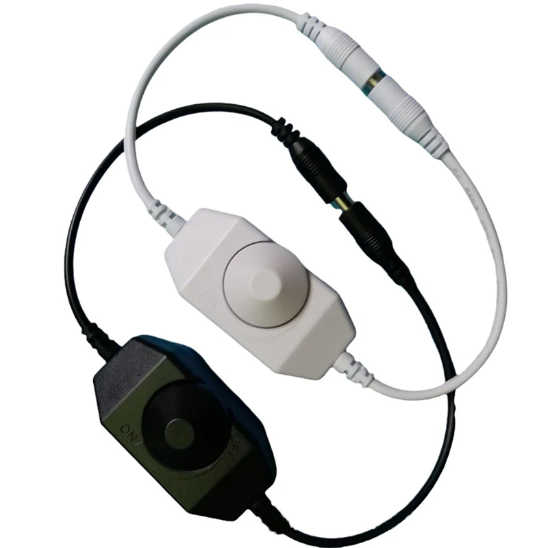 

Contemporary LED Line Light Regulator Lamp with Adjustable Luminosity Knob, Operates on 12V-24V Infinite Switch