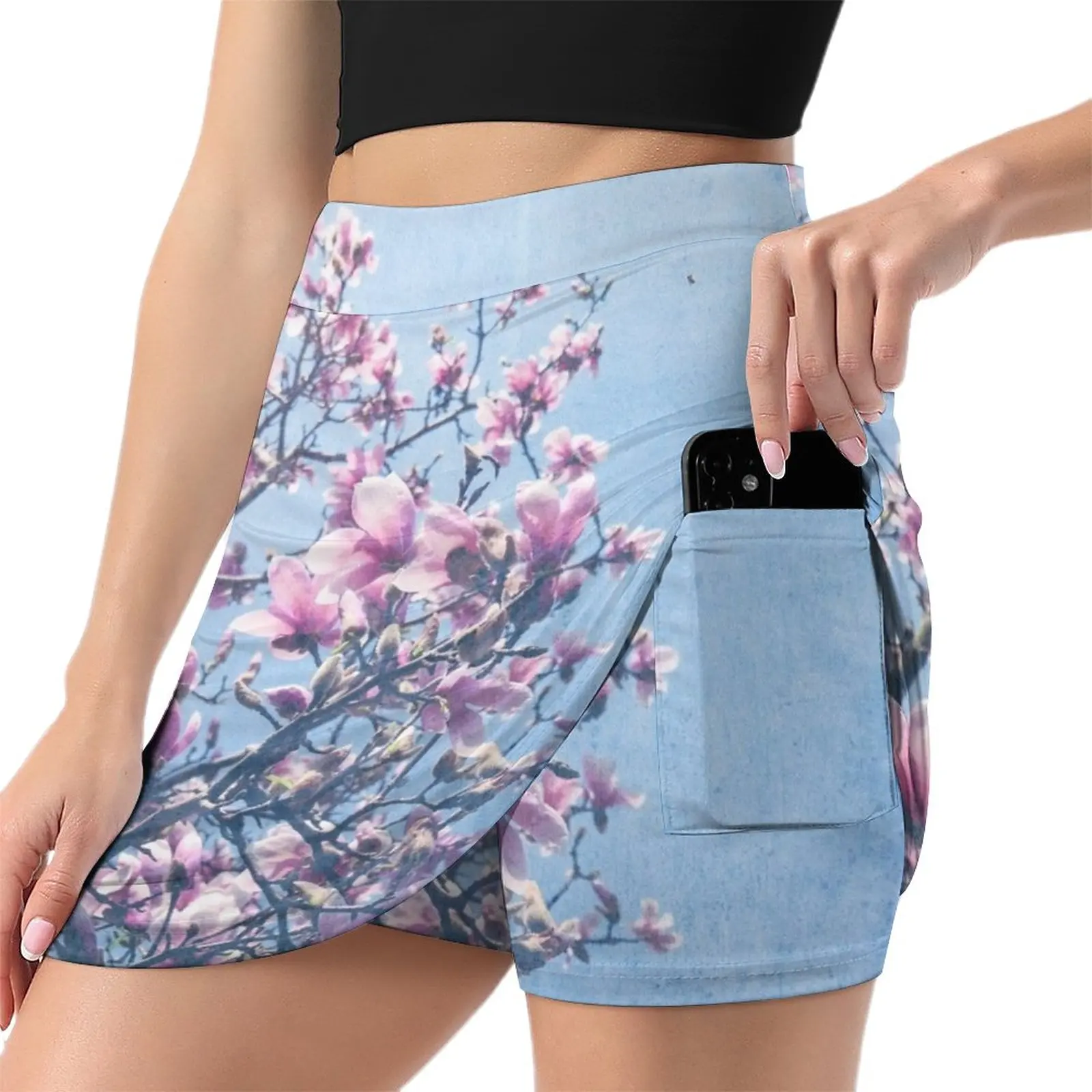 She Bloomed Everywhere She Went Light Proof Trouser Skirt Summer women's clothing skirt sets