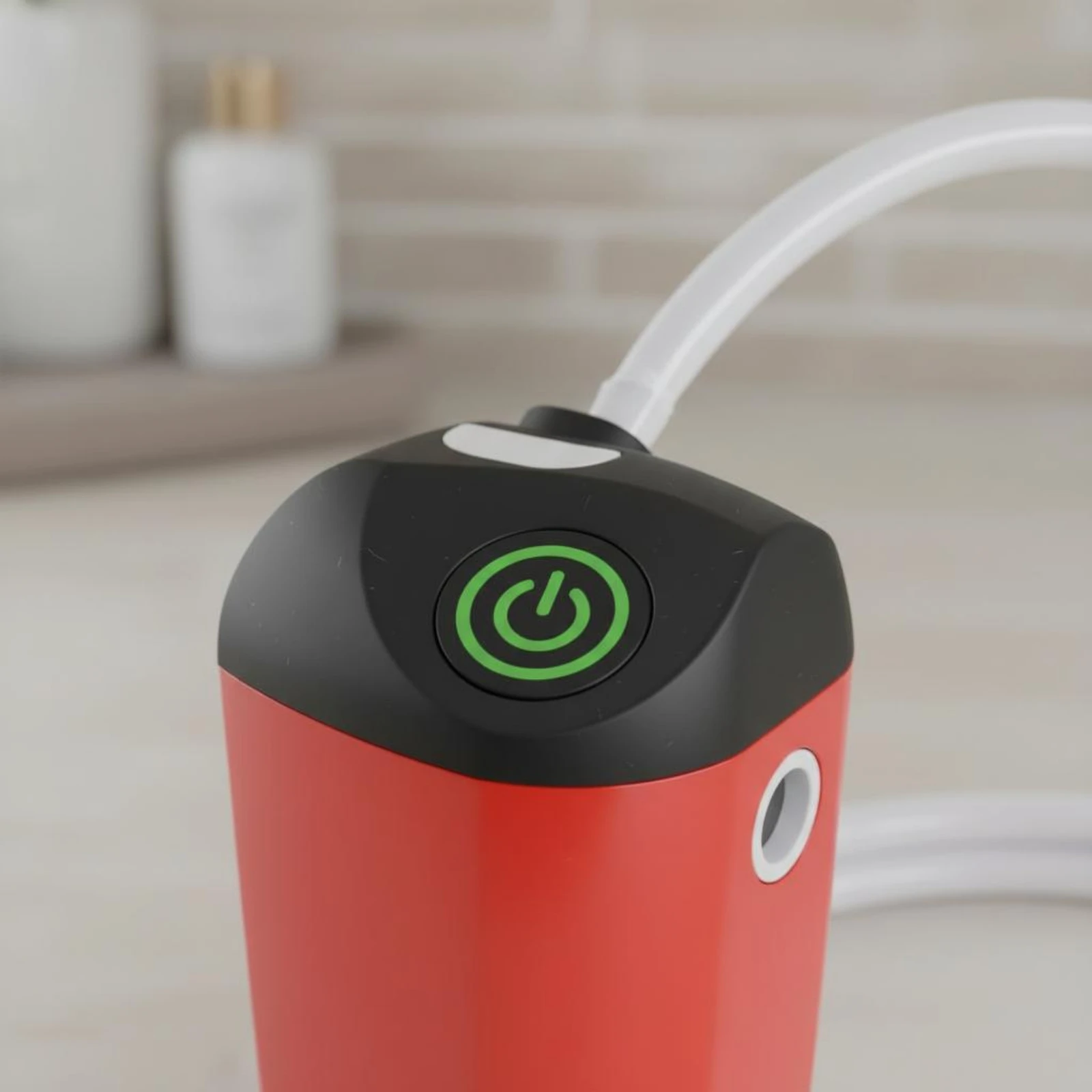 Portable Electric Shower Bottom Suction Self Priming Shower Pump Water Sprayer Easy Installation Bathroom Item for Renters