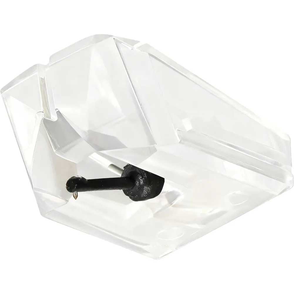 1 Pcs Replacement Stylus For Audio-Technica VM95E AT-VMN95E Elliptical Needle Turntable Cartridge Upgrade Clear White