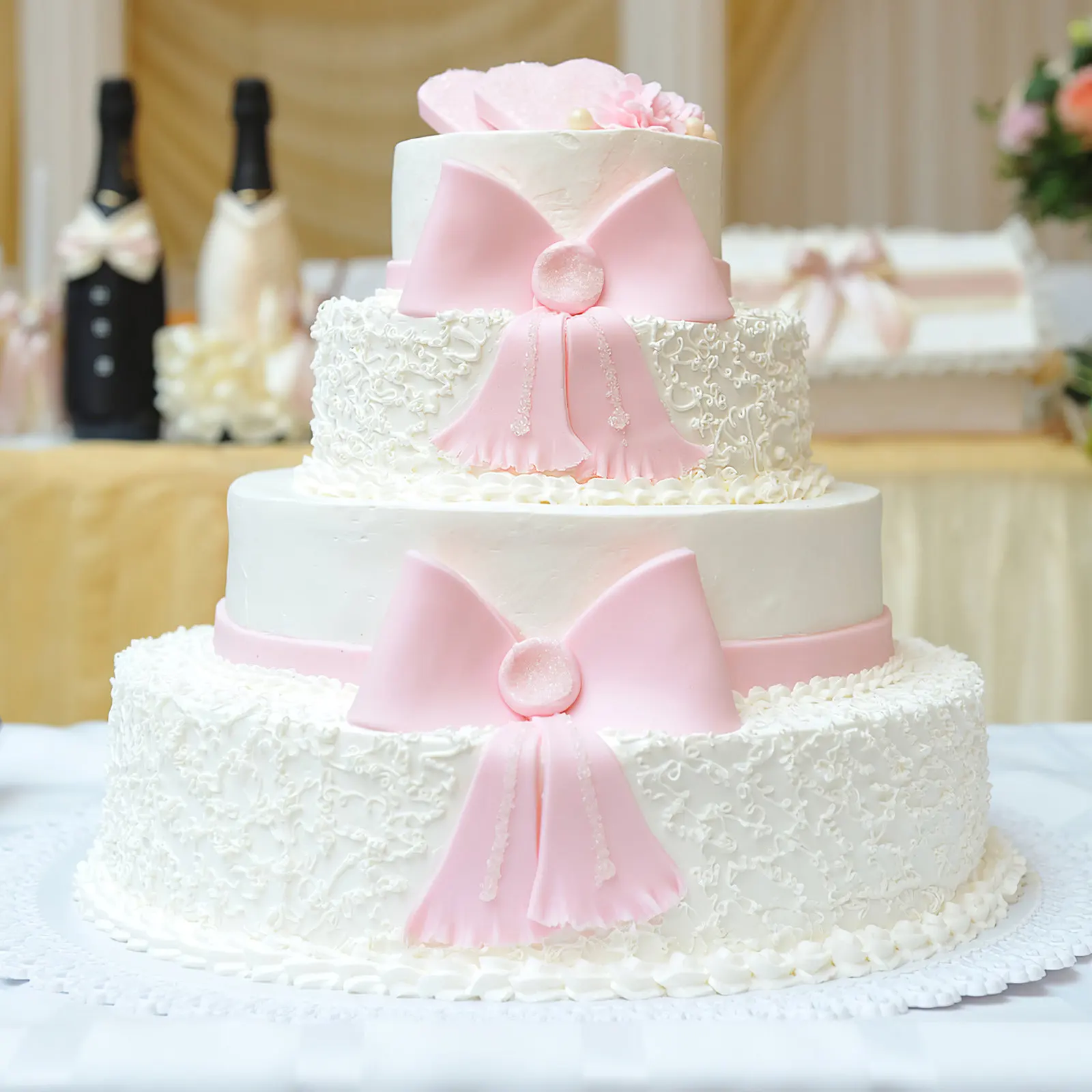 4Pcs Foam Cake Dummies Realistic Size Cake Practice Tool for Decorating Display Wedding Prop Reusable Lightweight Easy DIY