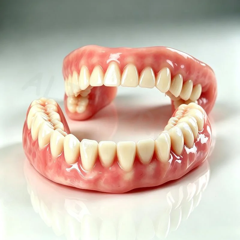 Soft Silicone Full Dentures Upper Lower 2026 New Non-Slip Design for Adult Daily Oral Care Men Women