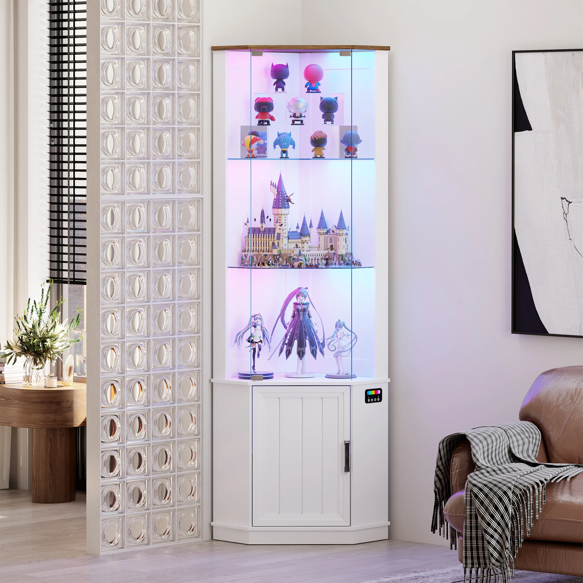 Jdpag 69" Corner Gl…