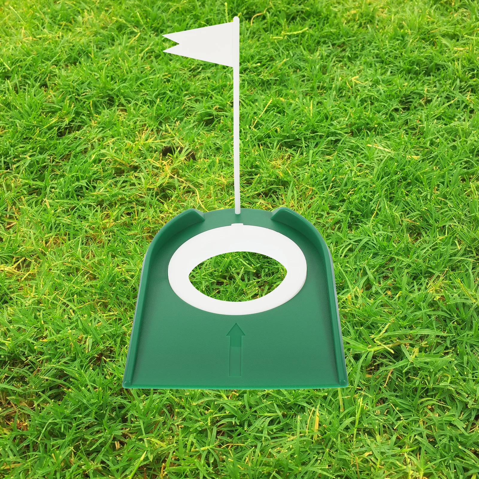 

Golf Hole Plate Putting Green Covers Accessories Practice Indoor Plastic Cups Putter Game