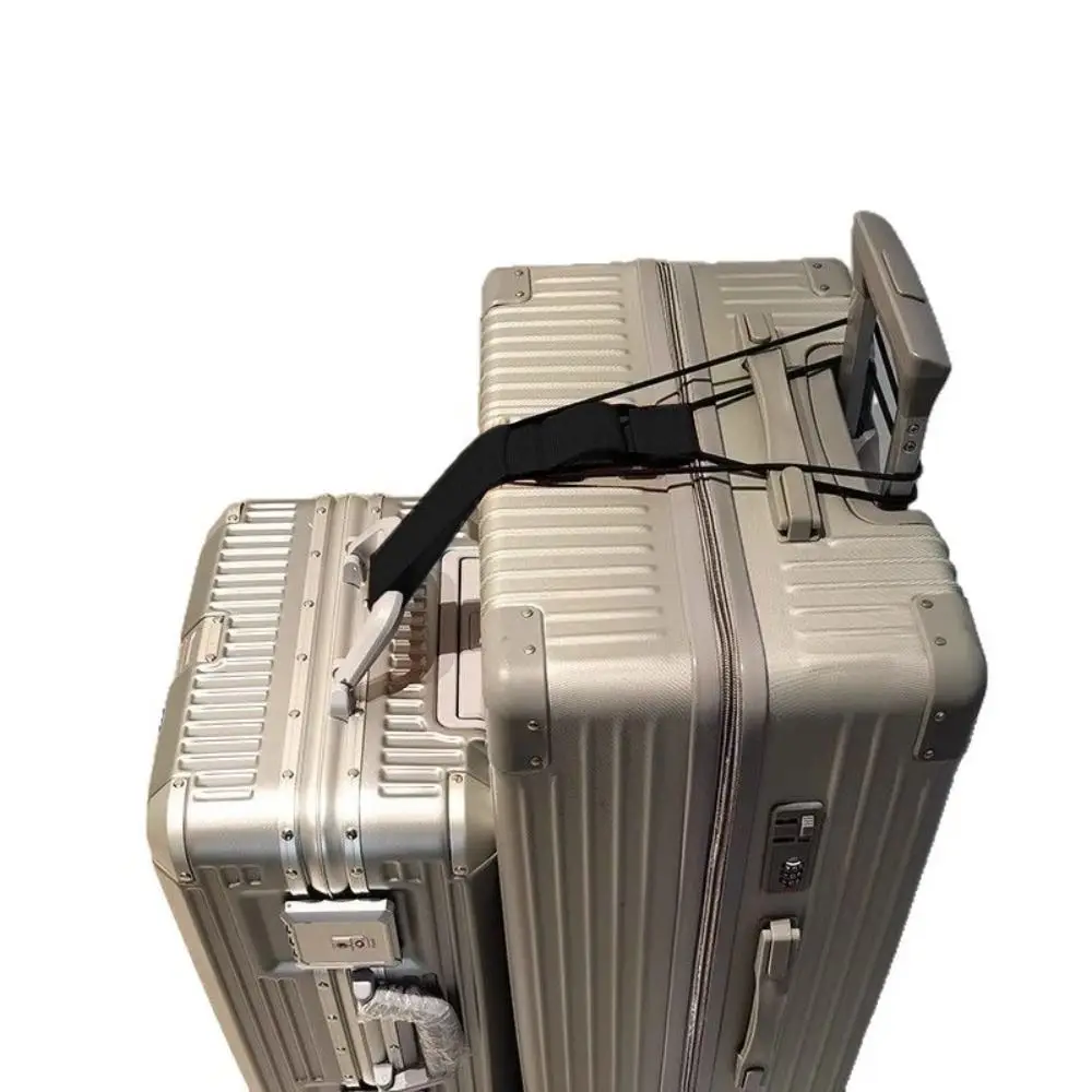 1/2Pcs Versatile Luggage Elastic Strap Reusable Adjustable Luggage Connector Straps Travel Suitcase Fixed Strap