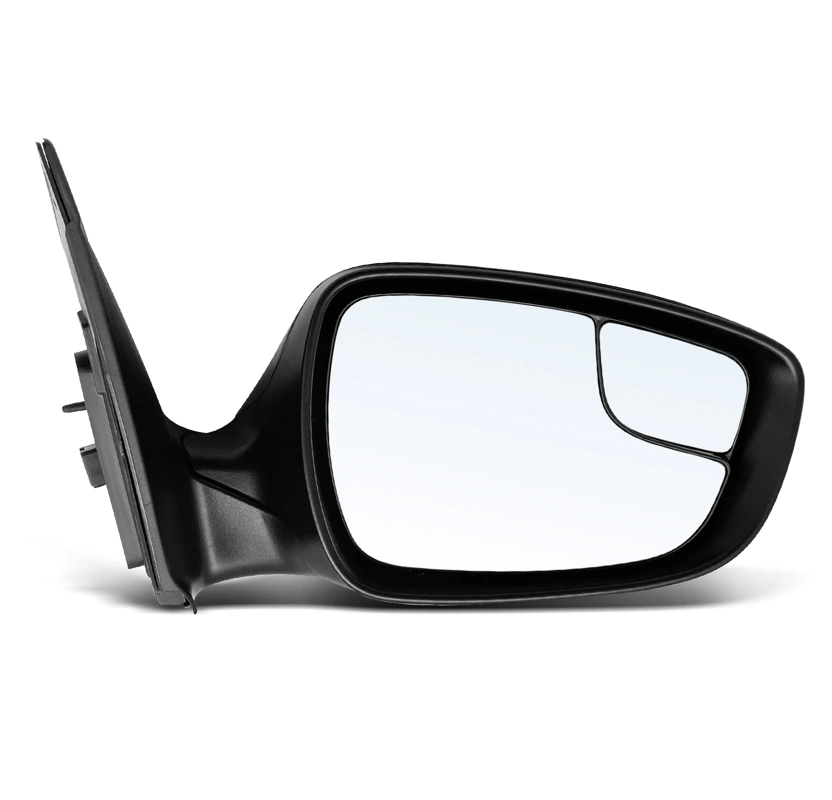 A-Premium Driver Side Power Door Mirror for Hyundai Accent 2014-2017 Manual Folding Blind Spot Detection Heated Smooth Black