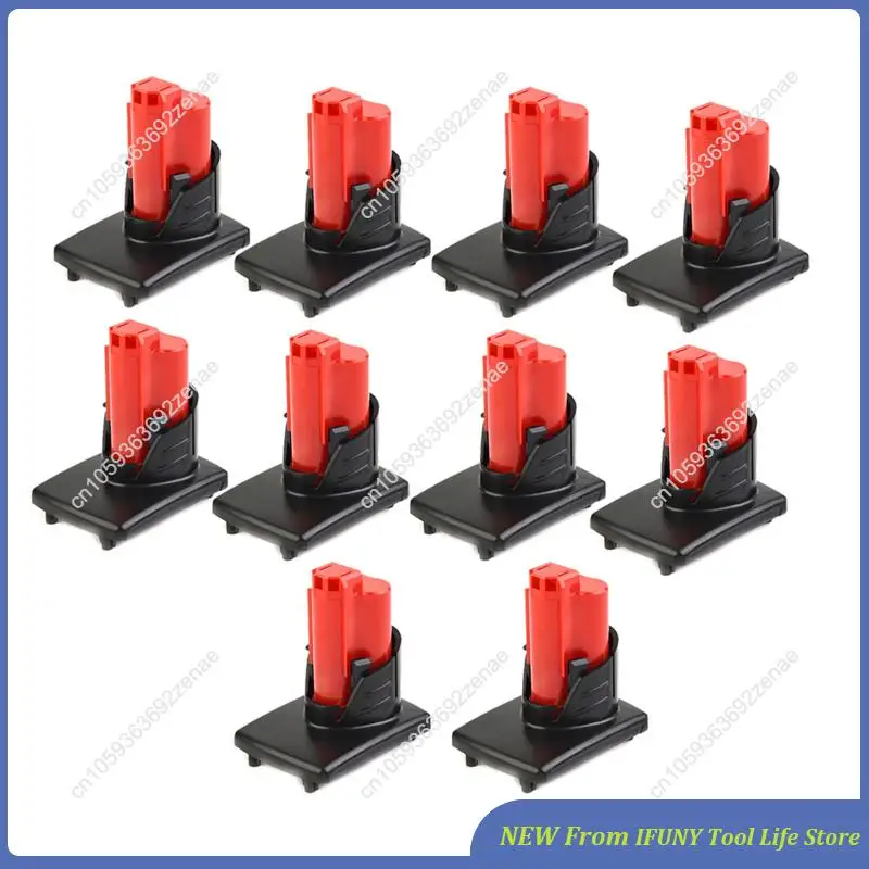 

10Pcs 12V Battery Plastic Case For 48-11-2411 M12 Li- Battery Durable Middle Shell And Top Shell New