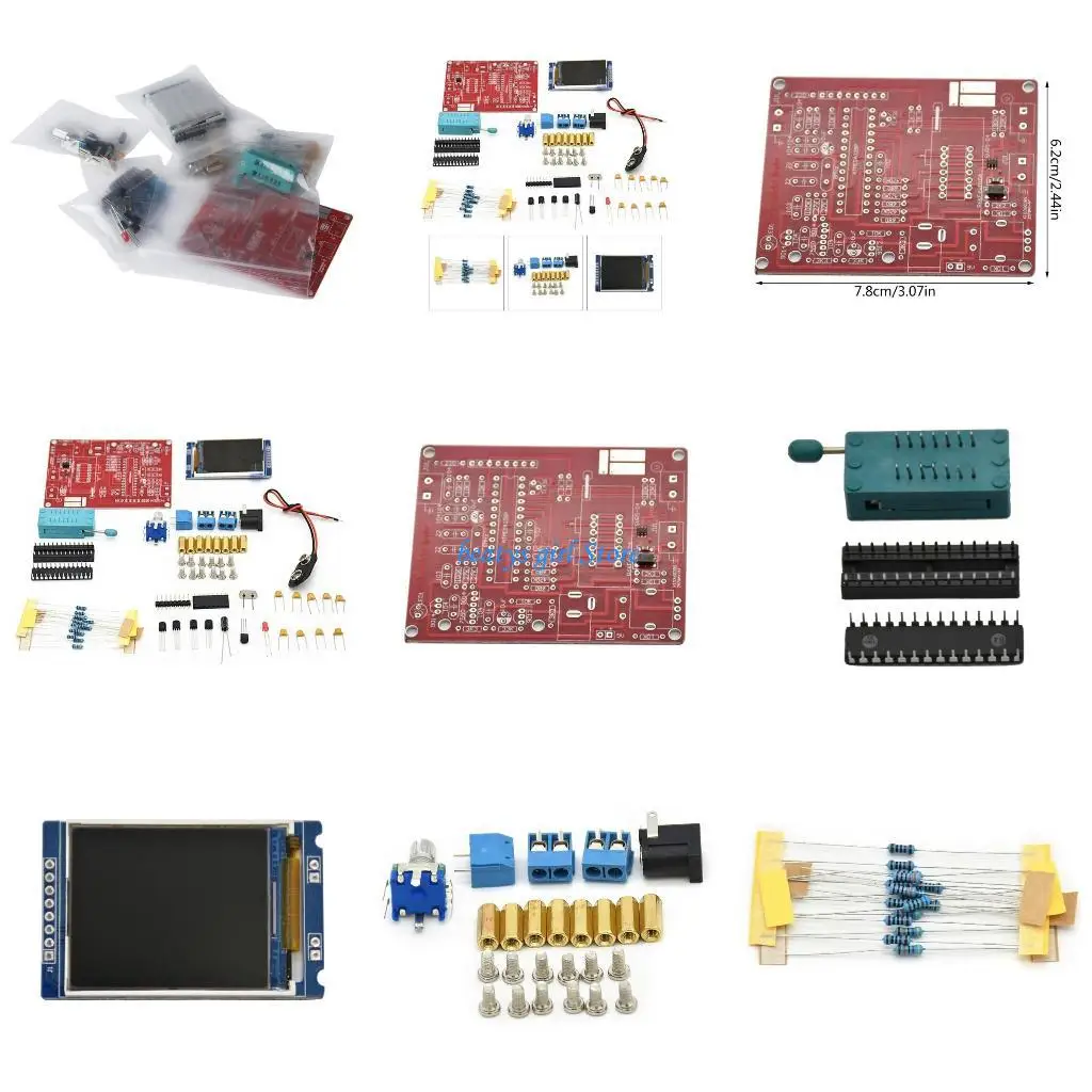 

C7AB Mega328 Transistor Tester Diode Capacitance Capacitor Meter Meter