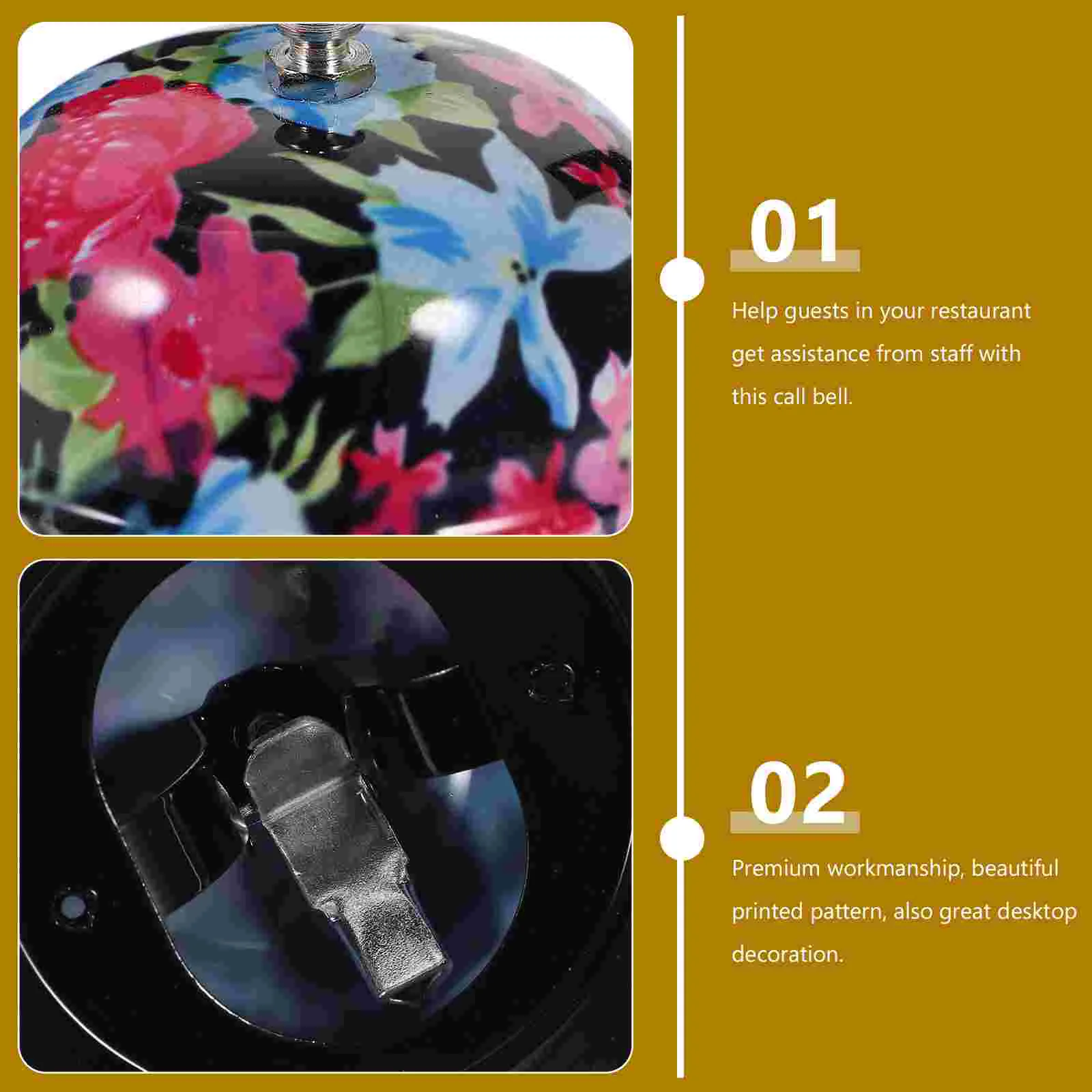 Ring The Bell Dinner Bar Service Call Customer Restaurant Reception Doorbell Chime