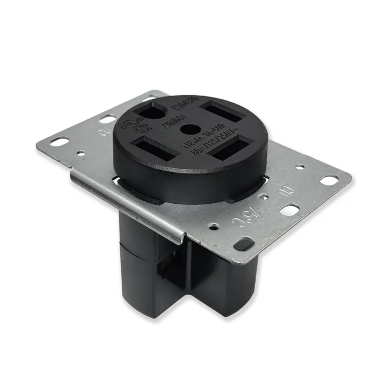 Stylish-Industrial Grade NEMA 14-60R Receptacle Panel- For North American Standard 60A 125/250V