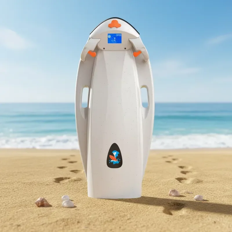 WOWEI Electric Surfing Floating Board Swimming Water Ski Board Handheld Propeller Powered PP Material Surfboard Bodyboard