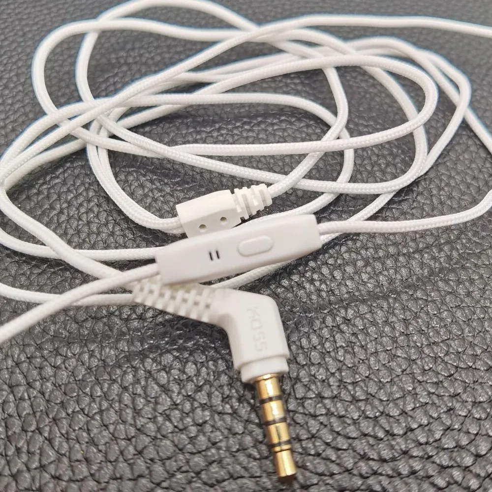 KOSS PP 휴대용 Portapro Porta-Pro KSC75 KSC35 헤드셋 교체 케이블 코드 (마이크 포함) 용 헤드폰 케이블 수리