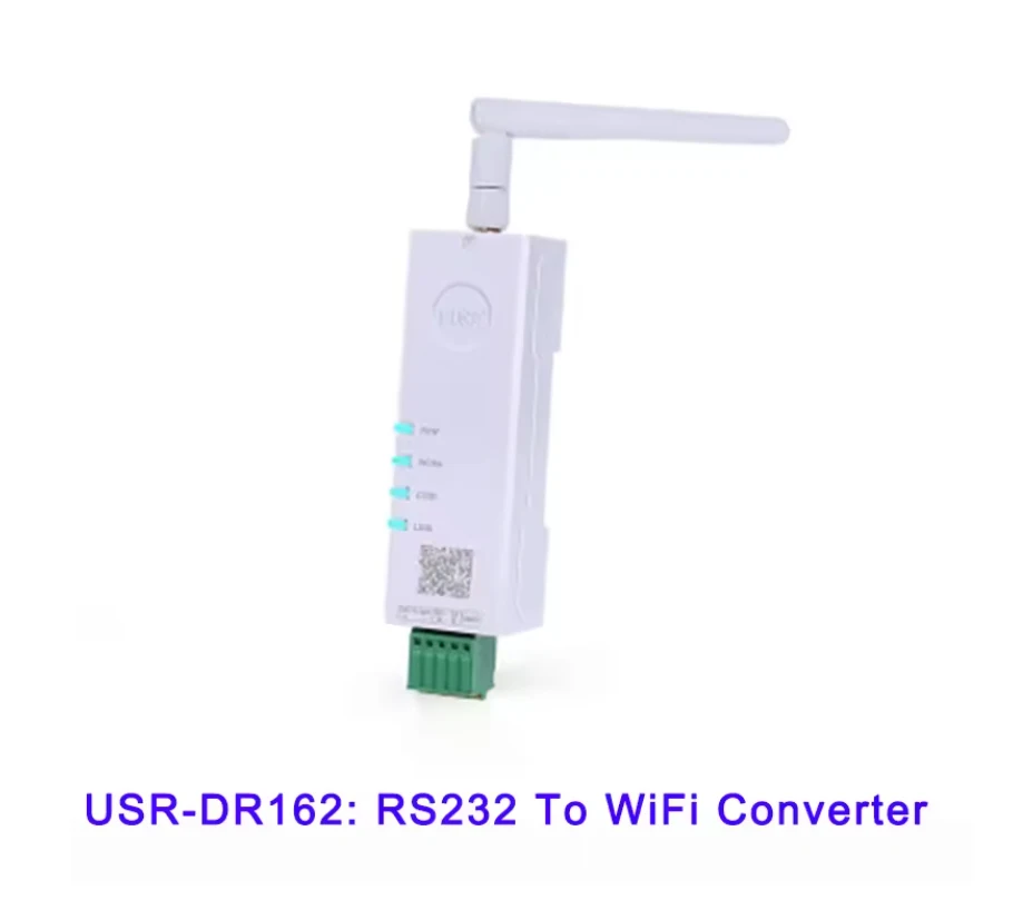 DIN-Rail Serial to Dual Band WiFi Converter RS232 to WiFi Converter Modbus Gateway RTU to Modbus TCP