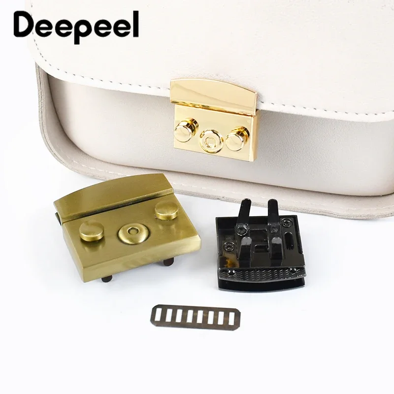 2/5Pcs 35/50mm Metal Bags Locks Buckles Handbag Twist Turn Snaps Clasp for DIY Replace Bag Lock Purse Closure Accessories