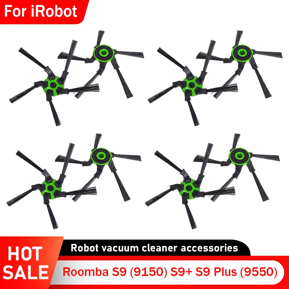 Side Brush Spare Parts for IRobot Roomba S9 9150 S9+ S9 Plus 9550 Robot Vacuum Cleaner Parts for Household Cleaning Accessories