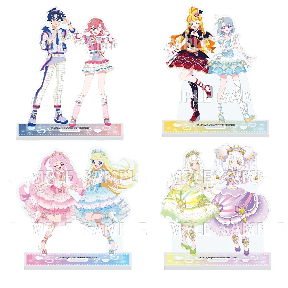 Himitsu No AiPri 15cm Acrylic Stand Keychain Aozora Himari Hoshikawa Mitsuki Anime Figure Desk Decor Holiday Gift Surprise