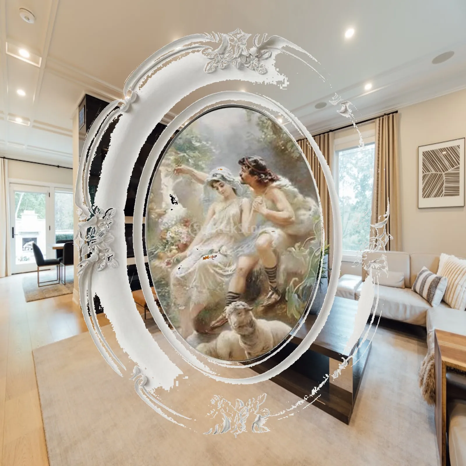 Luxury Antique Photo Frames Photo Display Photo Holder Resin for Desktop