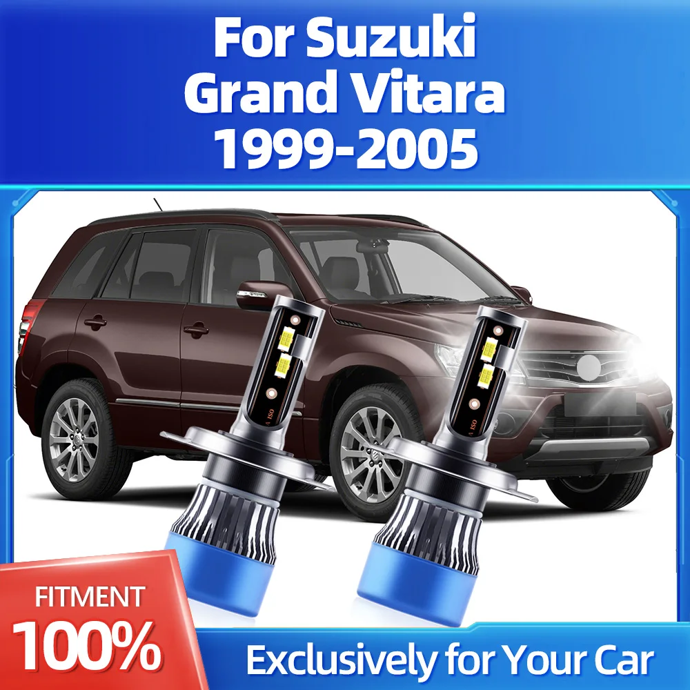 

2Pcs LED Car Headlight 3570 CSP Auto Lamp Bulb 6000K Canbus No Error For Suzuki Grand Vitara 1999 2000 2001 2002 2003 2004 2005