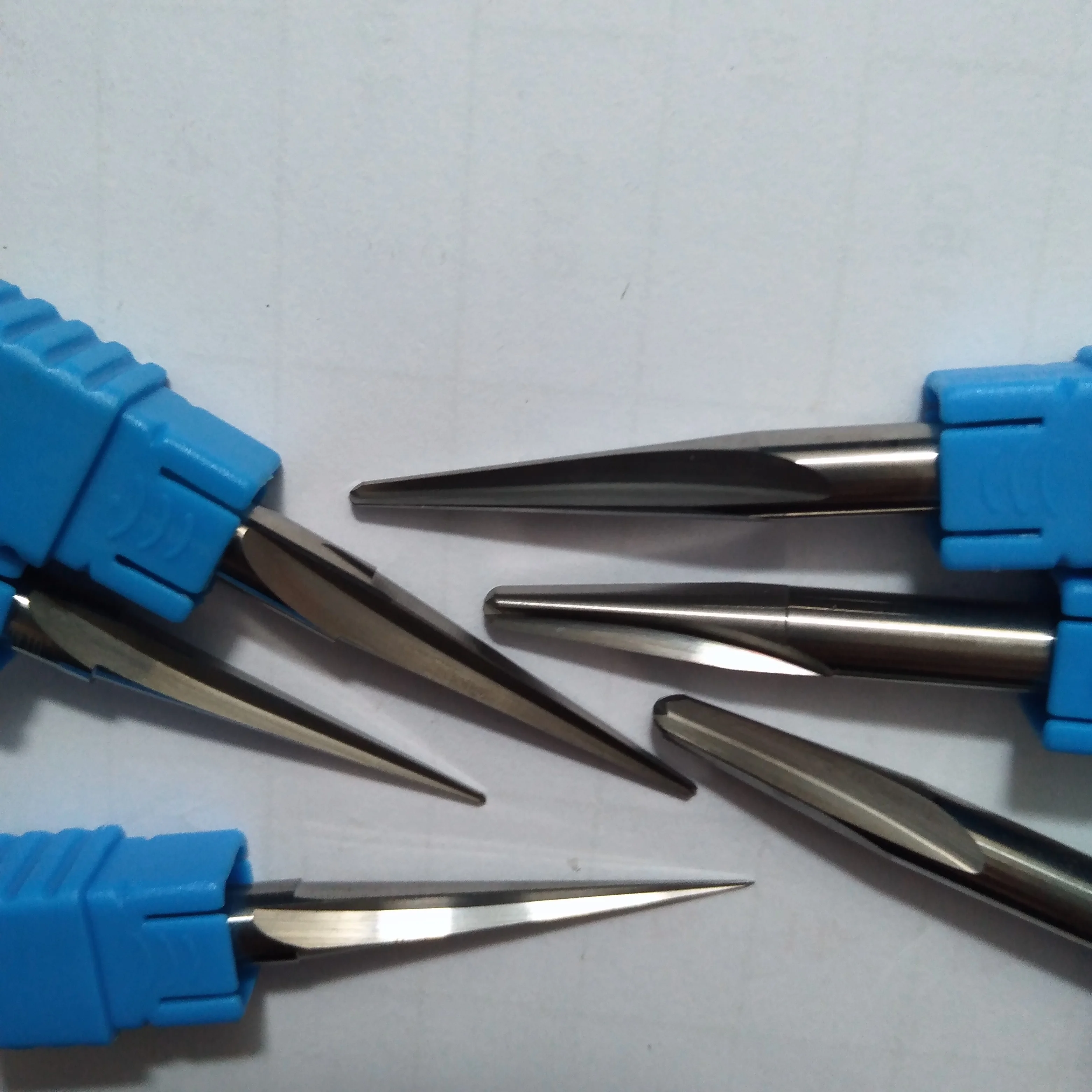 R0.25 R0.5 R0.75 R1 R1.5 R2 * 6mm * 10 derajat * 60L HRC55CNC mata router kerja kayu, pemotong penggilingan hidung bola lancip