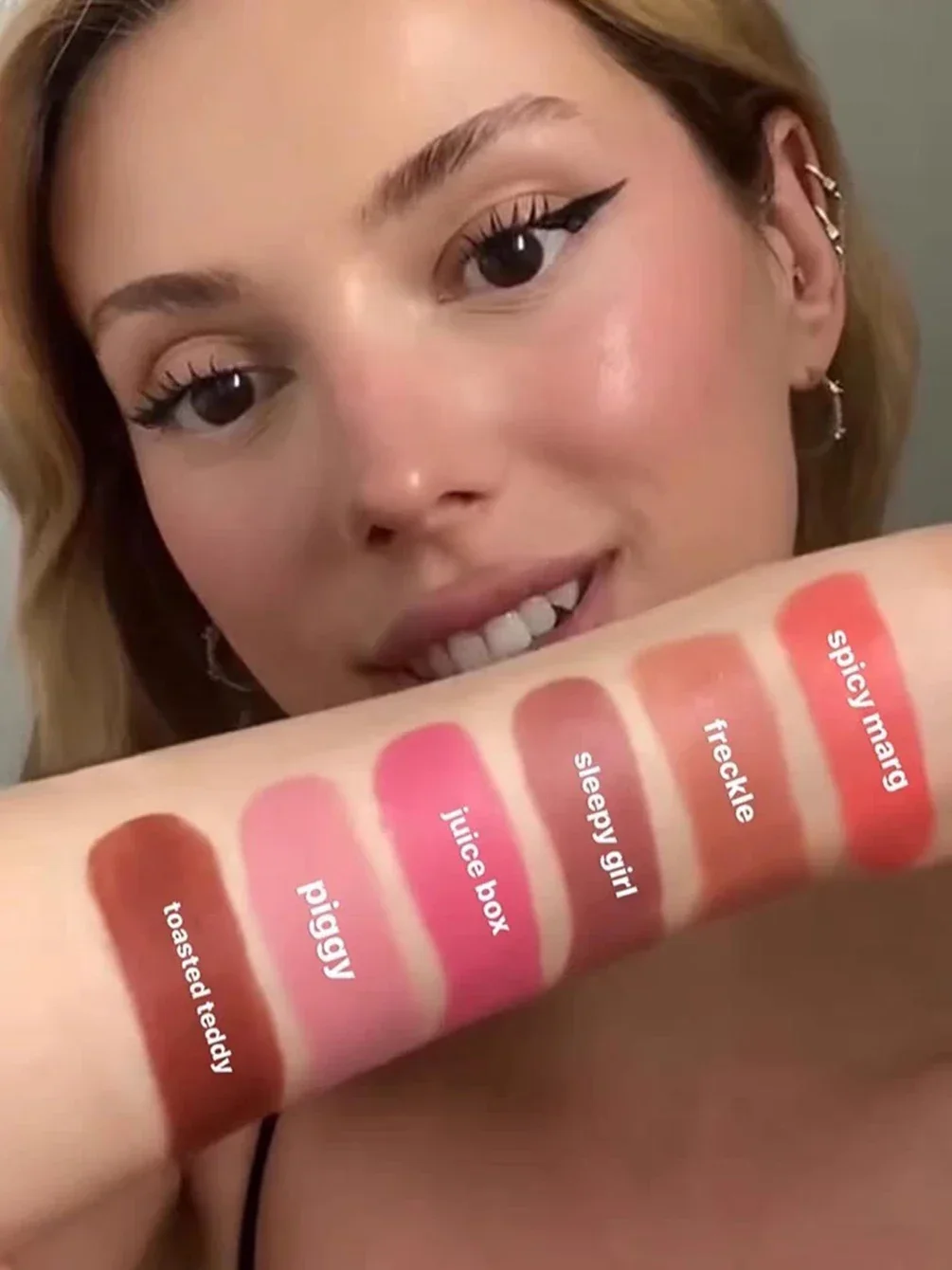 Bâton de fard à joues 2 en 1, 6 couleurs, marque privée, Logo personnalisé, Pigment lisse longue durée, imperméable, lèvres, joues, Rouge, crème, maquillage, vente en gros