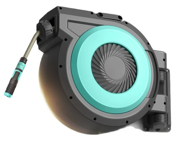 2025 حار جديد قابل للسحب خرطوم المياه بكرة جدار جبل خرطوم حديقة بكرة متعددة ارتفاع ضغط التلقائي الترجيع خرطوم بكرة #1