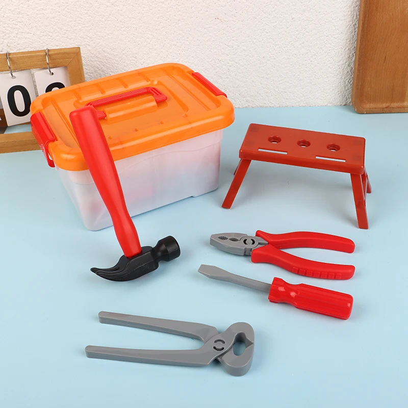 Kids Toolbox Kit Educational Toys Simulation Repair Tools Toys Drill Plastic Game Learning Engineering Puzzle Toys Gifts For Boy