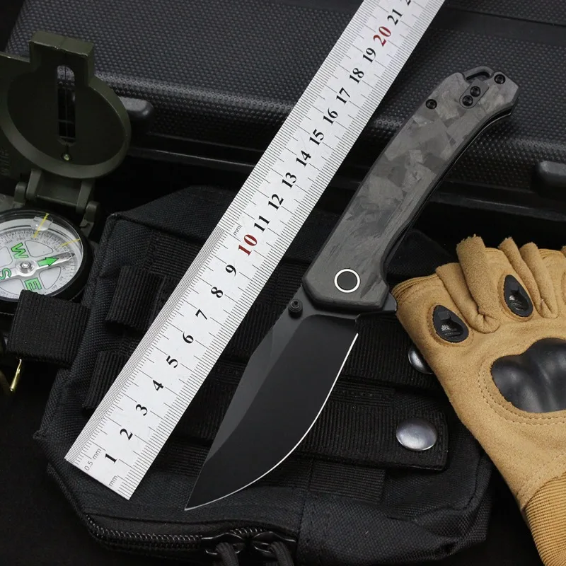 

GT0040 Pocket Folding Camping Knife 14C28N Blade Carbon Fiber Handle Survival Hunting Tactical Knives Outdoor Utility EDC Tools