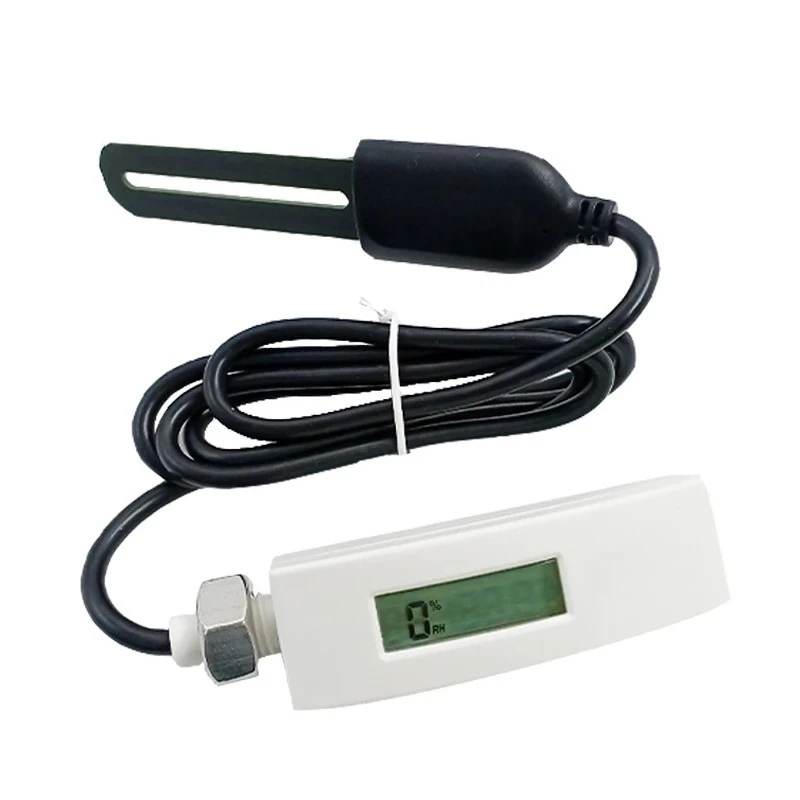 Wireless 433MHz Soil Moisture Sensor with Digital Display for Garden Plant Watering Monitoring System