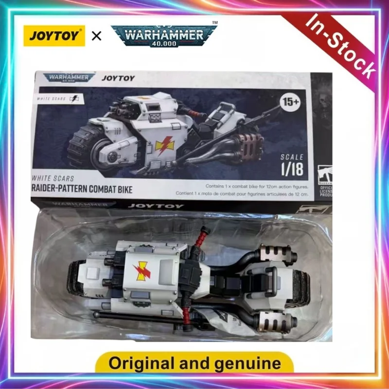 JOYTOY Warhammer 40K White Scars Raider-pattern Combat Bike 1/18 Action Figures Toys Models Gifts Collection Ornaments