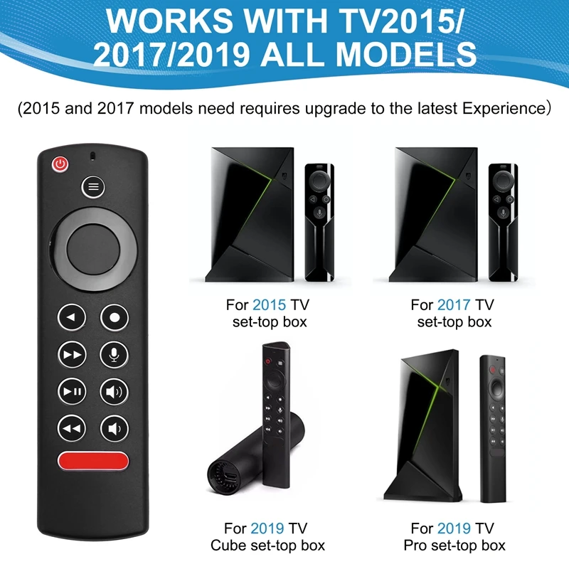 TV Voice Remote Controller For  Shield TV Pro 2015 2017 2019 TV Cube Stb Remote Control With Voice Function