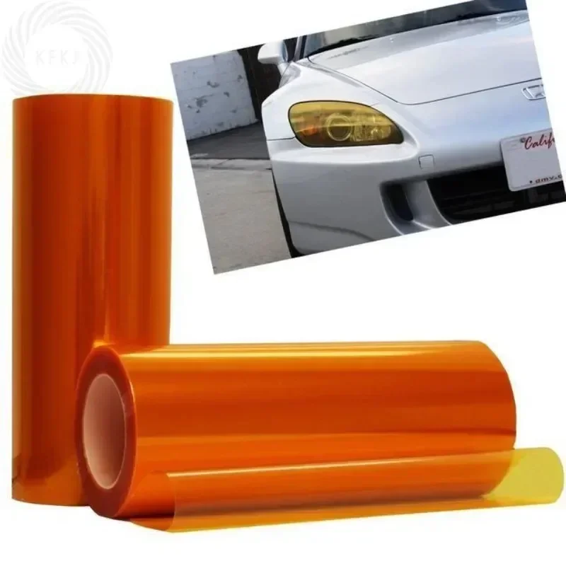 

New Car Headlight Film Vinyl Self Adhesive Sticker Glb Car Smoke Fog Light HeadLight Taillight Colored Wrap Films30x60cm