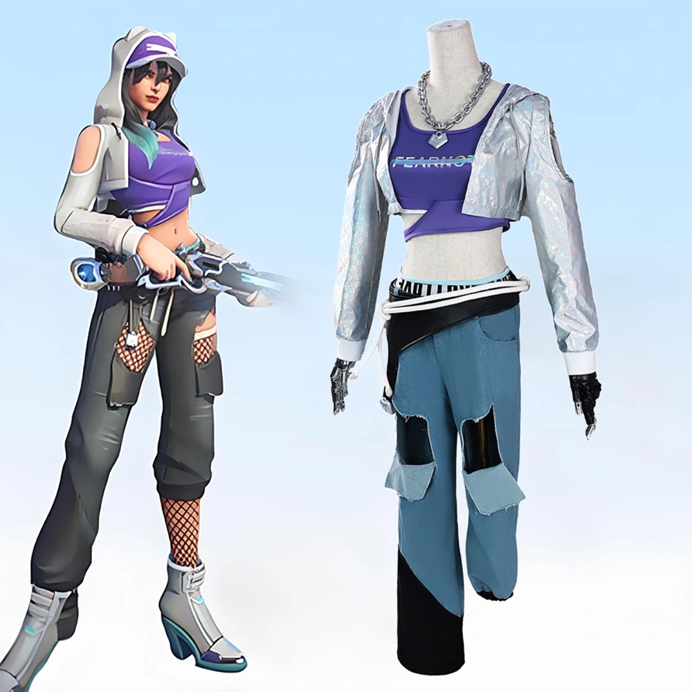 

Ashe Cosplay Costumes Uniform Anime Overwatch Role Play Halloween Carnival Party Outfit For Women Girls