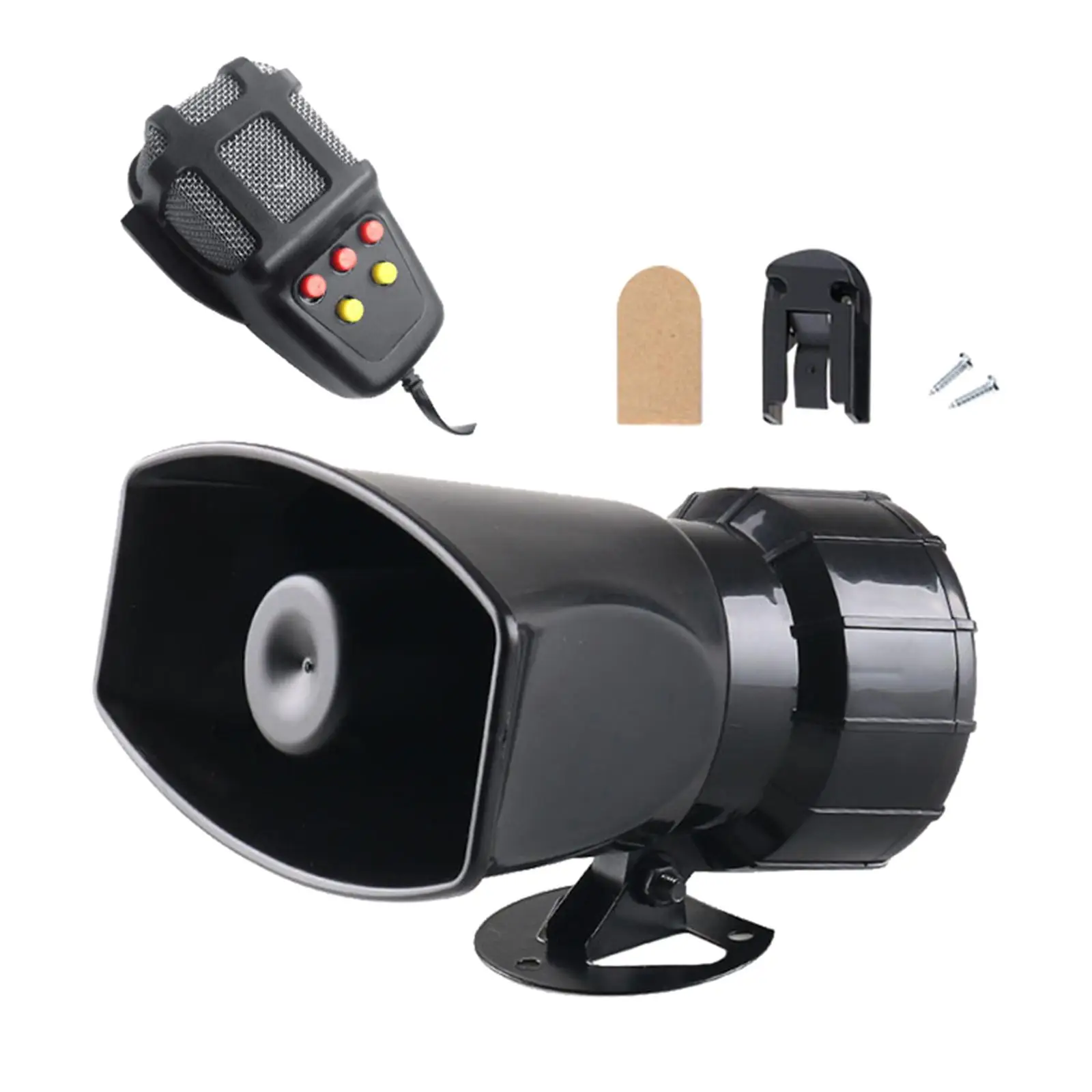 Car Alarm Speaker System Enhanced Security 5 Tone Vehicle Horn Amplified Audio for Automotive Accessories