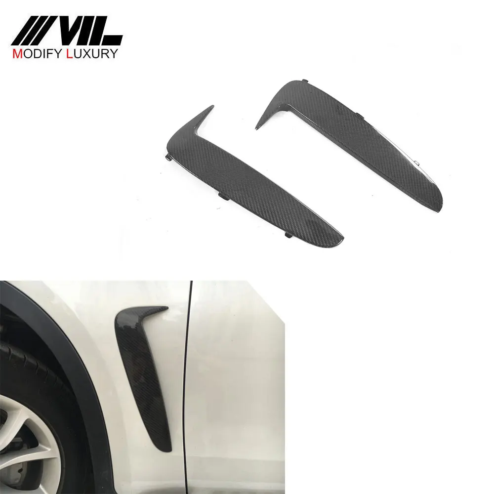 

Suitable for The carbon fiber side mudguard vent decoration of the BMW X6 F16 from 2015 to 2017