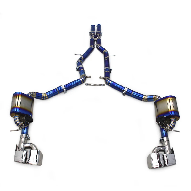 Yooking Titanium Catback Exhaust For Mercedes-Benz CLS500 4.7 2010-2017 Titanium Exhaust Muffler Escape Car Exhaust System
