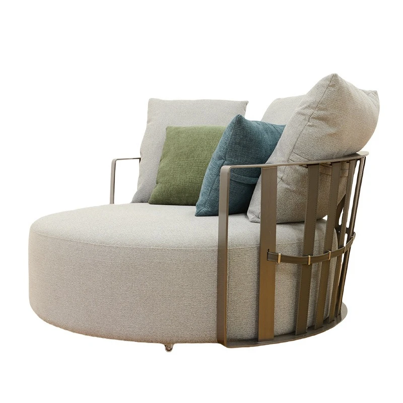 

Simple high-end single leisure chair, rotatable round lazy sofa