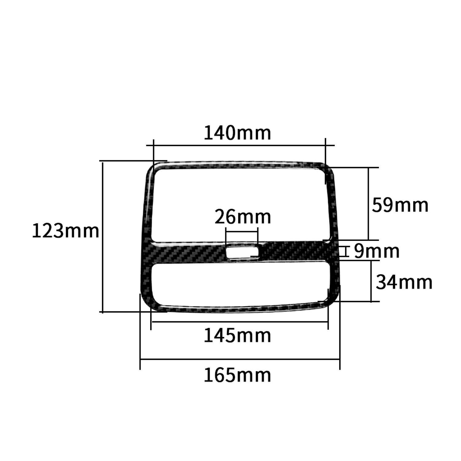 Carbon Fiber Car Rear Air Outlet Panel Sticker Cover Decorative Trim Decal For Audi A4 B9 RS4 S4 2017 2018 2019 Auto Interior