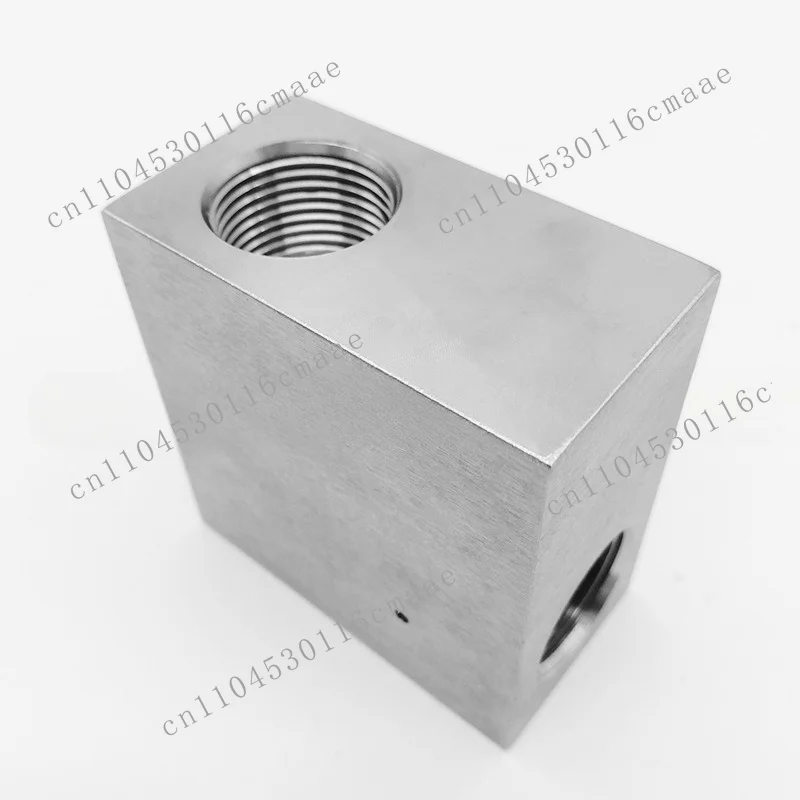 Right Angle Two-way, Compatible with Ultra-high Pressure Water Jet Cutting 3/8 High Pressure Pipe Bending Joint