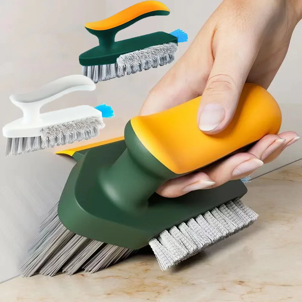 Household Crevice Cleaning Brush, Hard Bristle Deep Cleaning Brushes Supplies for Kitchen, Bottle, Blender and More