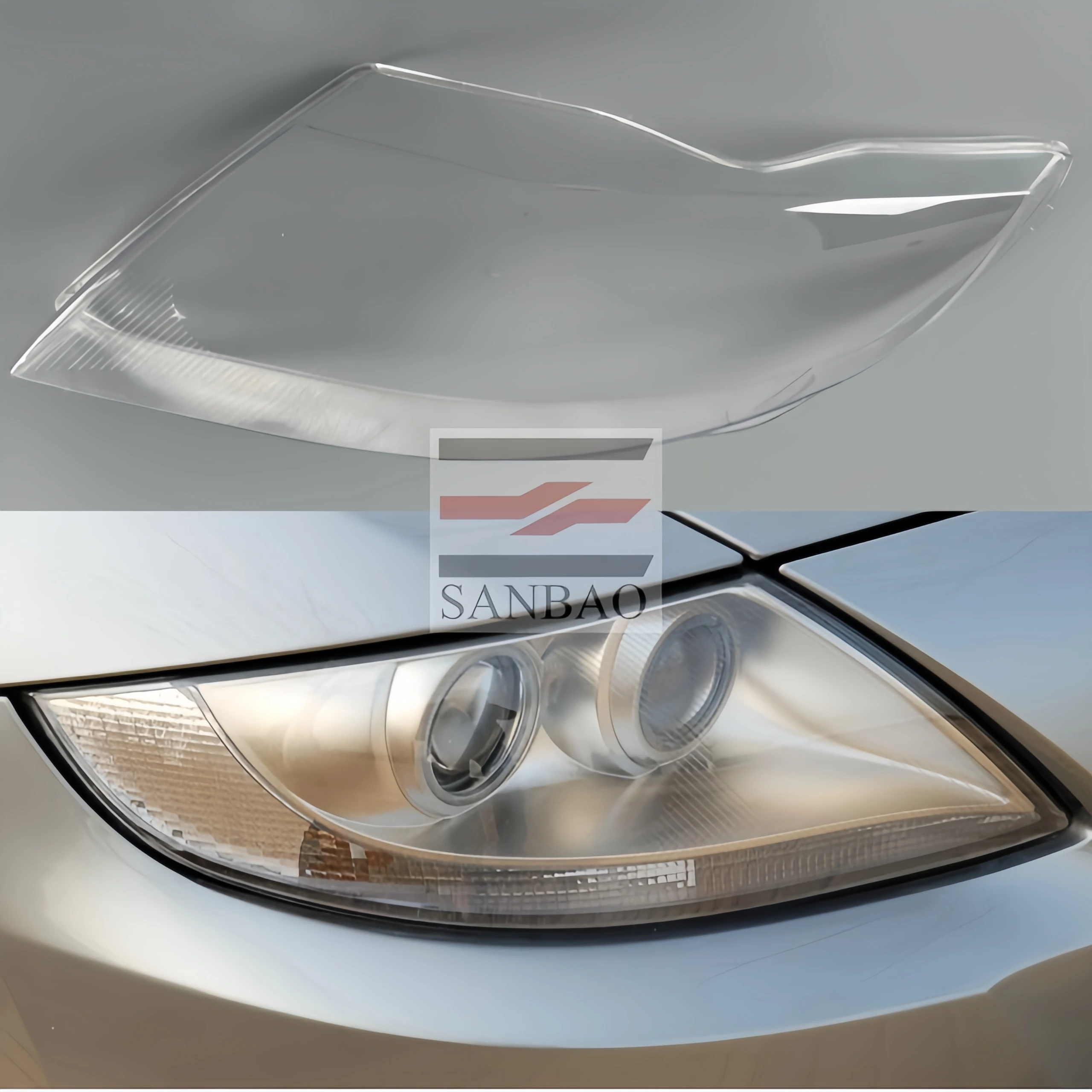 Factory Direct New Protective Front Glass Headlight Cover For BMW Z4 E85 2004-2008 Includes Lens And Housing