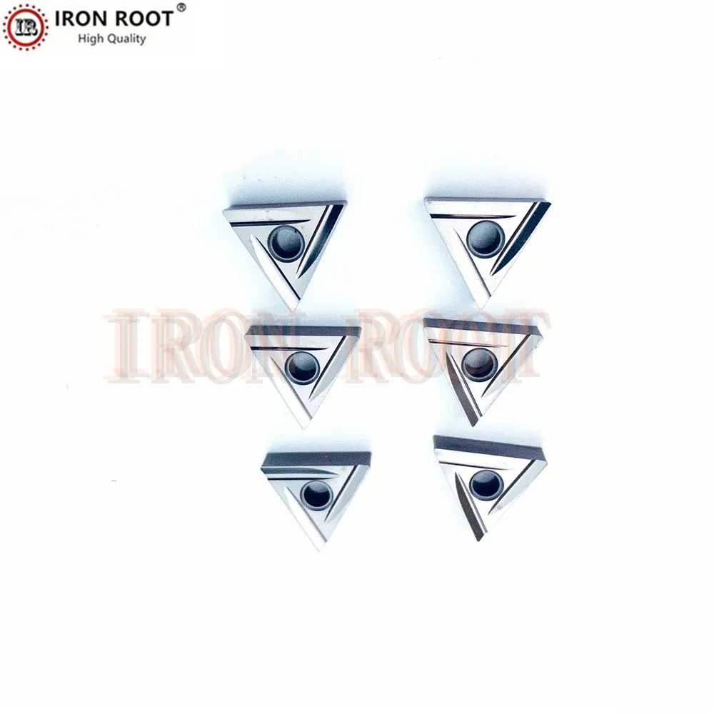 IRON ROOT TNMG160404L,TNGG160408L,-C MC1015 CNC Metal Lathe Machining Tools Turning Inserts Cermet Inserts For MTFNR/L Tools