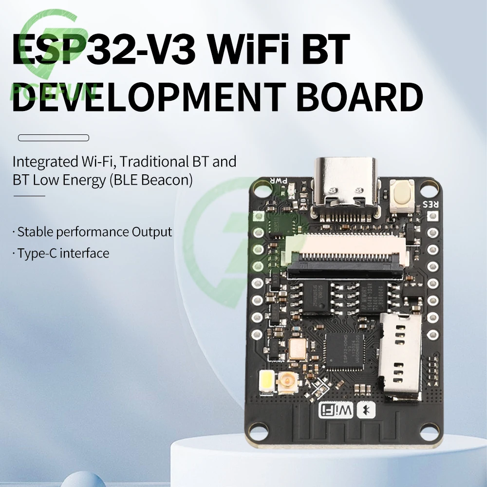 Esp32-Cam Wifi Bluetooth Development Board Module Ov2640 Camera Module V3 Generation Chip Type-C