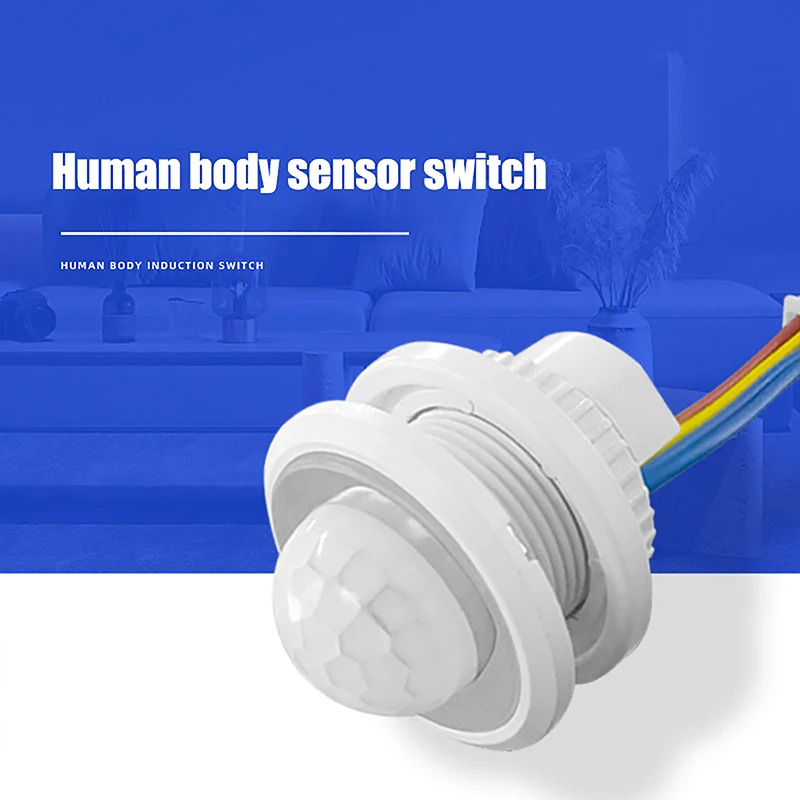 

Motion Sensor Light Switch 110V Pir Presence Sensor For Lighting Time Delay Adjust Movement Detector Lamp Automatic Switch