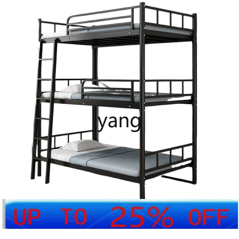 Wrought Iron Bunk Bed Triple Bed