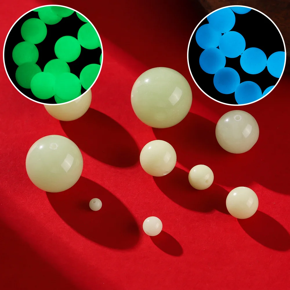 

1Strand 4-20mm Luminous Stone Round beads Beads for Jewelry Making DIY Bracelet Necklace Accessories