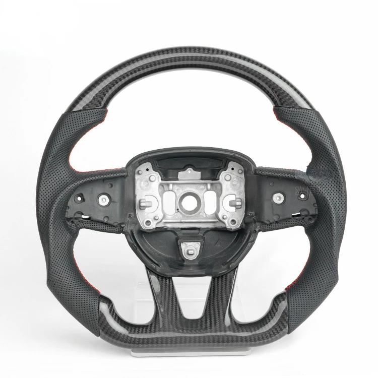 Suitable for 15-23d o d g e LED carbon fiber steering wheel modifications